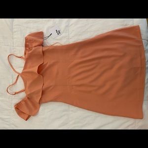 Coral mini dress, size S